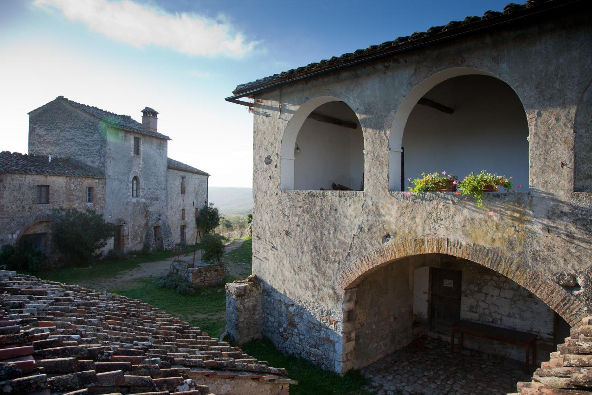 Tenuta Di Spannocchia Villa Rosia Eksteriør bilde