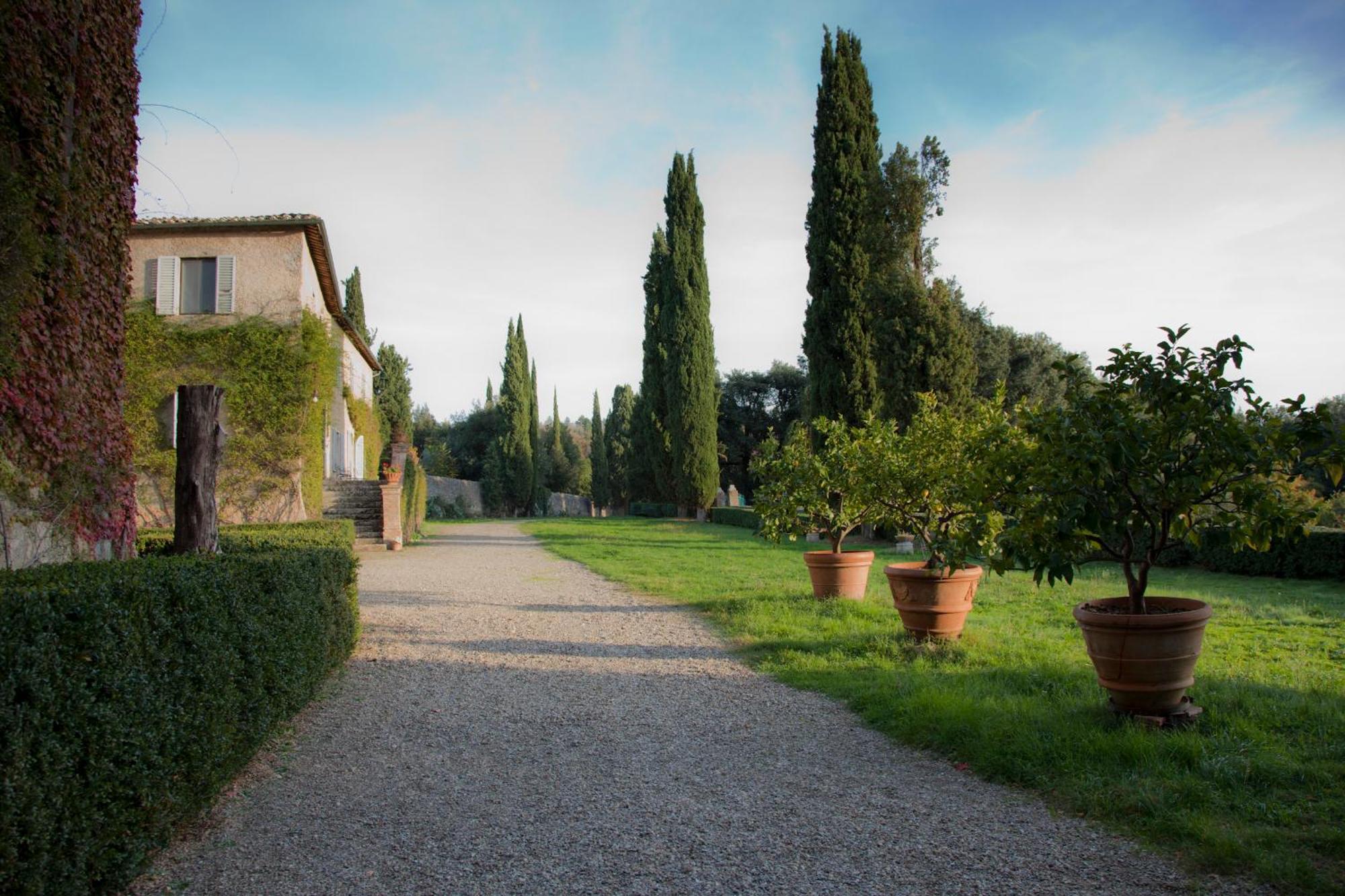 Tenuta Di Spannocchia Villa Rosia Eksteriør bilde